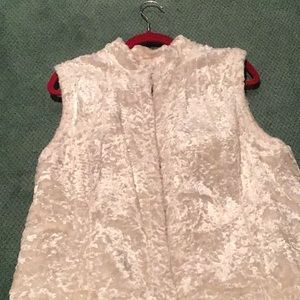 Ralph Lauren White|Creme colored vest Reversible